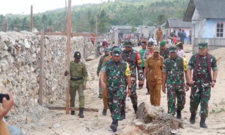 Tim Wasev Mabes TNI AD Kunjungi TMMD Kodim di Saumlaki